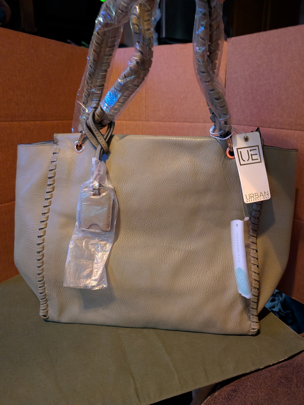 URBAN Expressions Olive Green Tote Bag